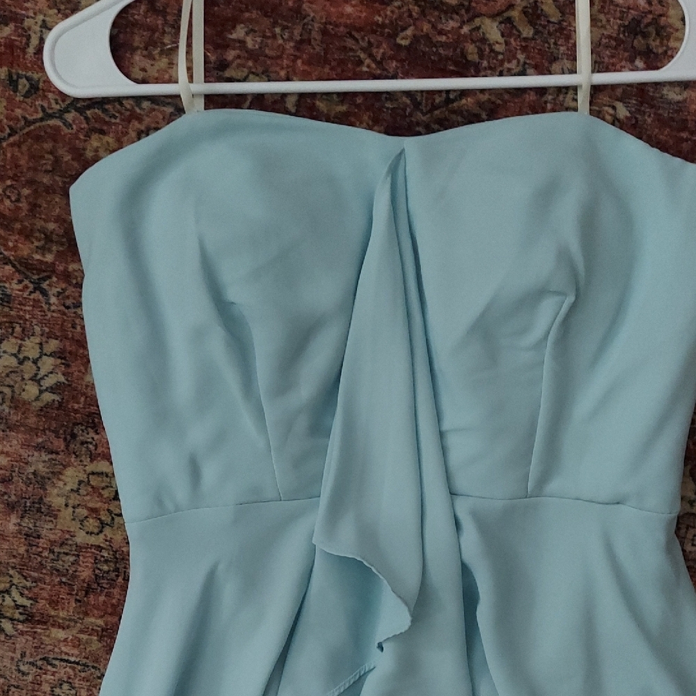 NWT Elegant Strapless Blue Dress - Picture 6 of 6